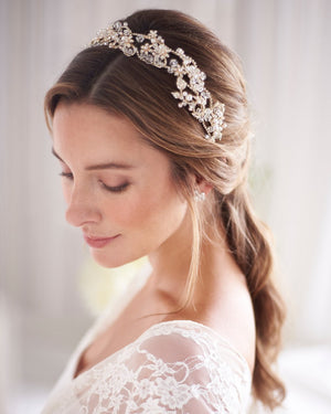 HEADBAND STRASS SWAROVSKI<BR>Kena Or - MP Paris