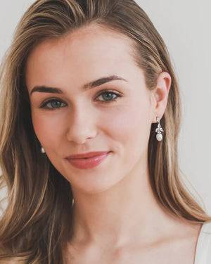 BOUCLES D OREILLES MARIÉE<BR>Olivia Or ou argent