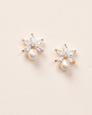 BOUCLES D OREILLES MARIÉE<BR>Naomi Or, rose gold ou argent
