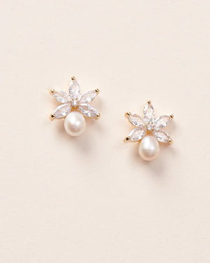 BOUCLES D OREILLES MARIÉE<BR>Naomi Or, rose gold ou argent