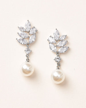 BOUCLES D OREILLES MARIÉE<BR>Diana Argent ou rose gold