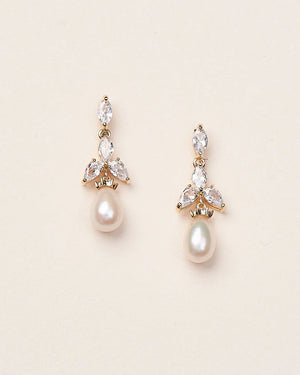 BOUCLES D OREILLES MARIÉE<BR>Olivia Or ou argent