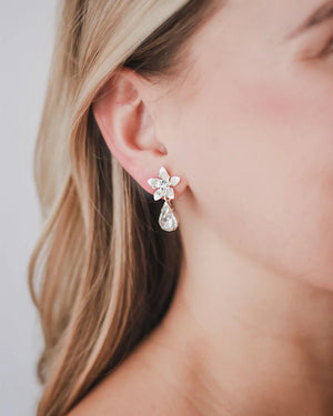 BOUCLES D OREILLES MARIÉE<BR>Tess Or ou argent