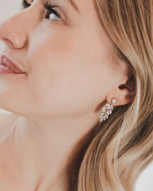 BOUCLES D OREILLES MARIÉE<BR>Marta Argent ou Or rose