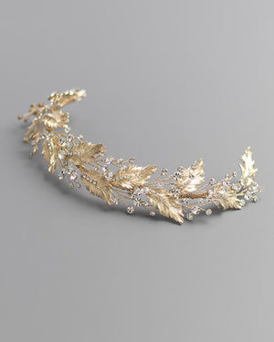HEADBAND DORÉ<BR>Mian - MP Paris
