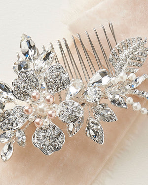 PARURE CHEVEUX MARIAGE<BR>Lily Floral - MP Paris