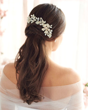 PARURE CHEVEUX MARIAGE<BR>Lily Floral - MP Paris