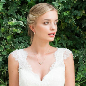 PARURE MARIAGE PERLE<BR>Aphrodite Or - MP Paris