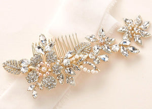 PARURE CHEVEUX MARIAGE<BR>Lily Floral - MP Paris