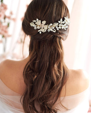 PARURE CHEVEUX MARIAGE<BR>Lily Floral - MP Paris