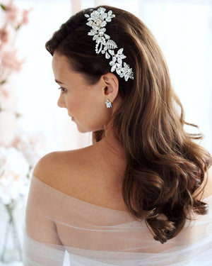 PARURE CHEVEUX MARIAGE<BR>Lily Floral - MP Paris