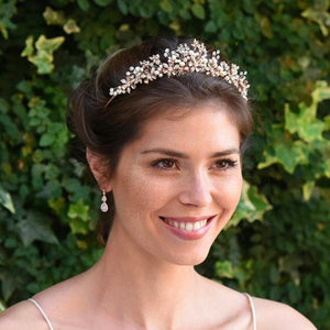 TIARE MARIAGE<BR>Rosalynd Or rose - MP Paris