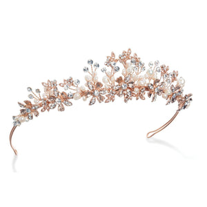 TIARE MARIAGE<BR>Rosalynd Or rose - MP Paris