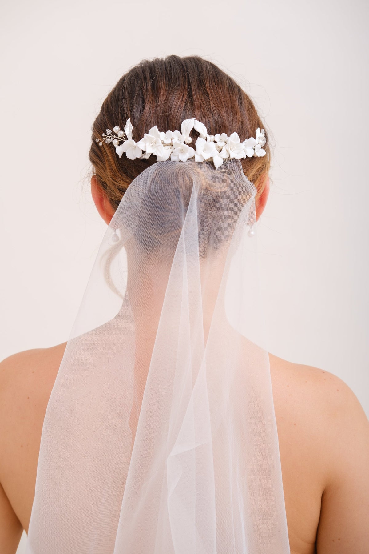 ACCESSOIRE CHEVEUX MARIAGE FLEURI&lt;BR&gt;Juliette (lot de 2)