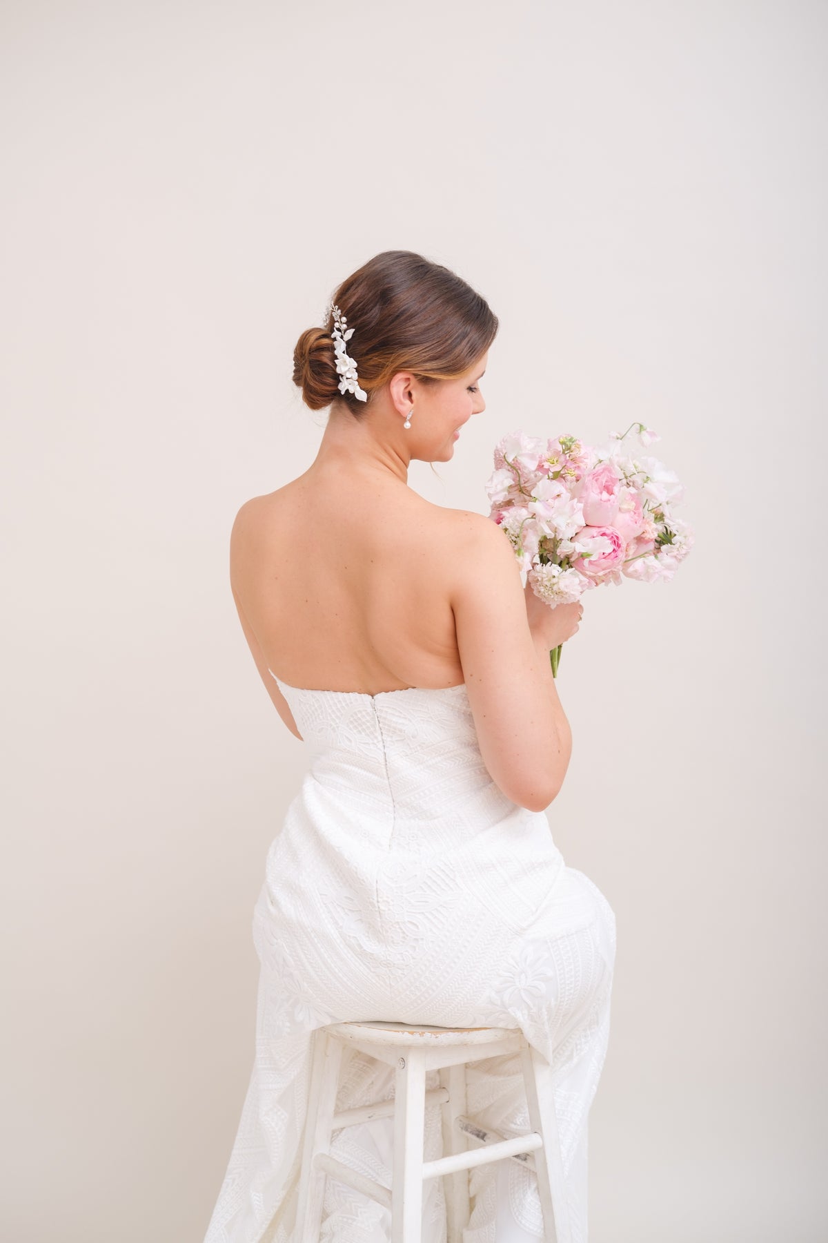 ACCESSOIRE CHEVEUX MARIAGE FLEURI&lt;BR&gt;Juliette (lot de 2)