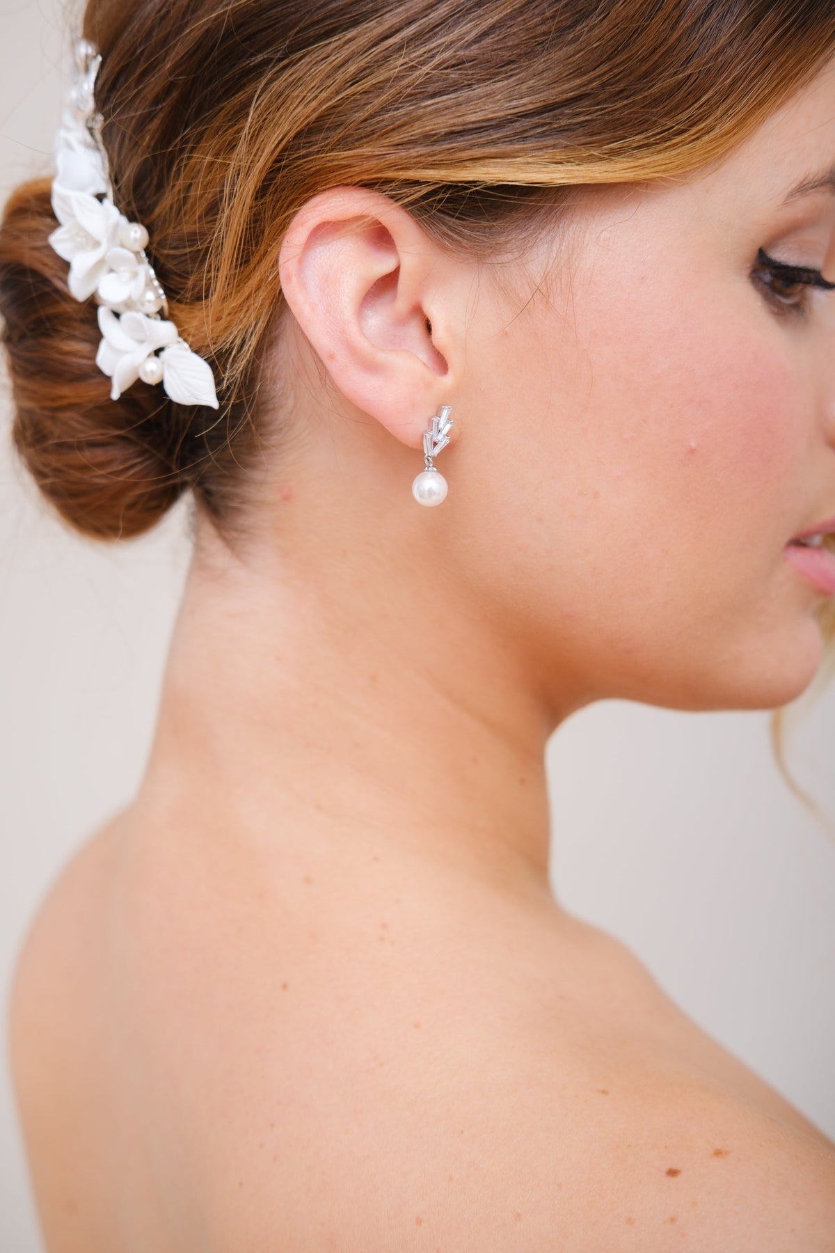 ACCESSOIRE CHEVEUX MARIAGE FLEURI&lt;BR&gt;Juliette (lot de 2)