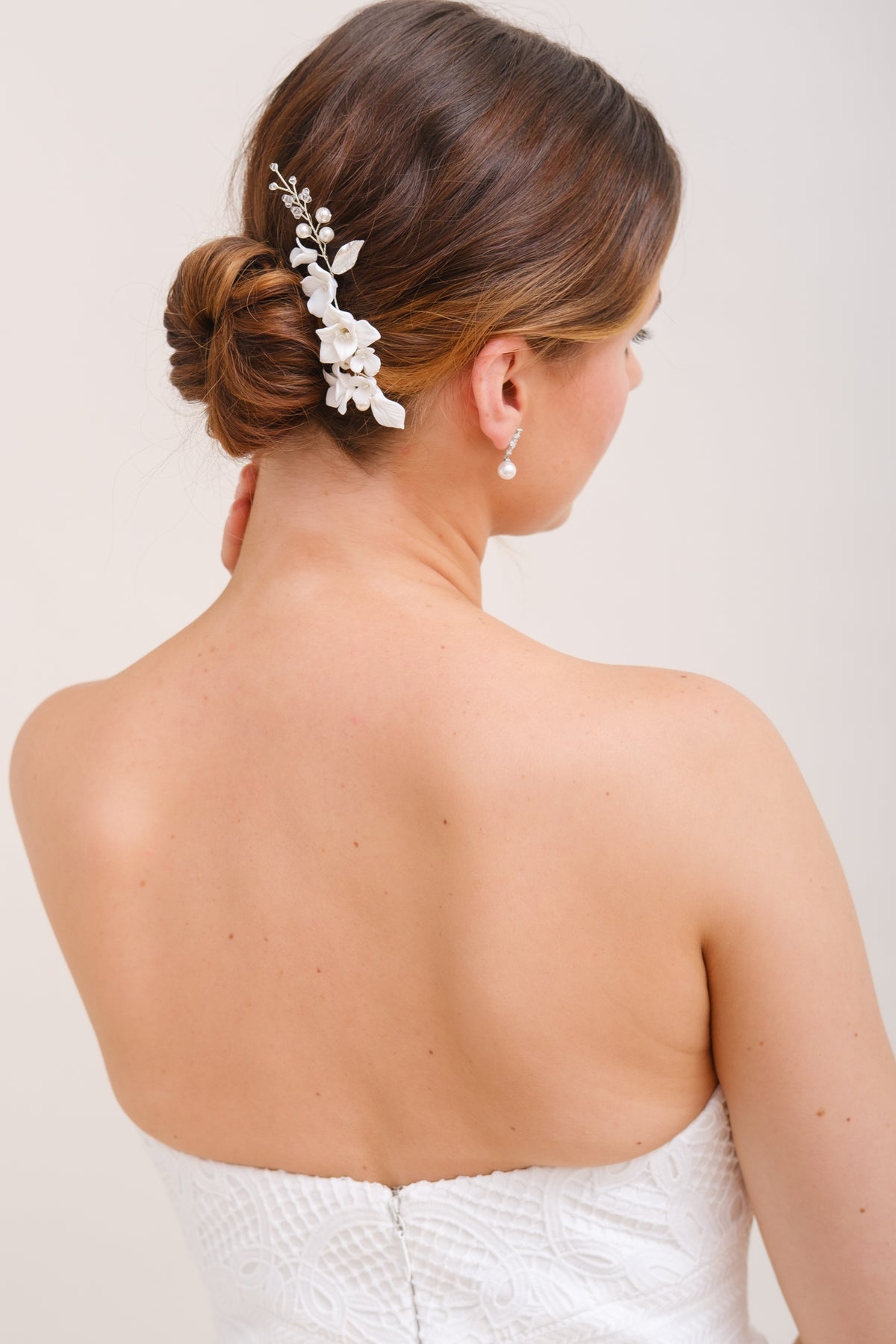 ACCESSOIRE CHEVEUX MARIAGE FLEURI&lt;BR&gt;Juliette (lot de 2)