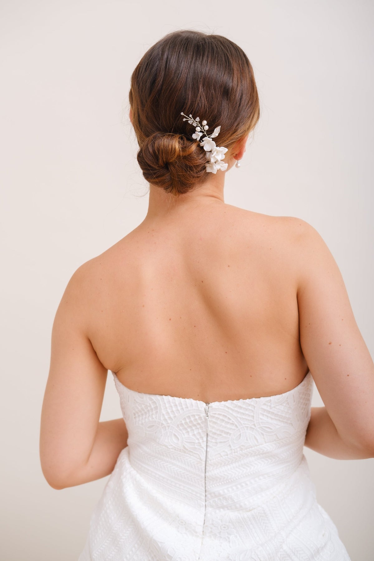 ACCESSOIRE CHEVEUX MARIAGE FLEURI&lt;BR&gt;Juliette (lot de 2)