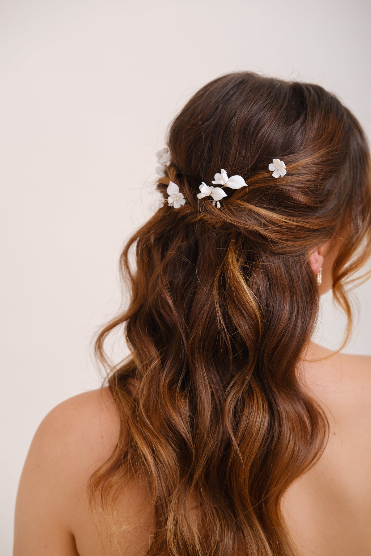 PICS A CHIGNON FLEURS&lt;BR&gt;Maya (lot de 5 pics)