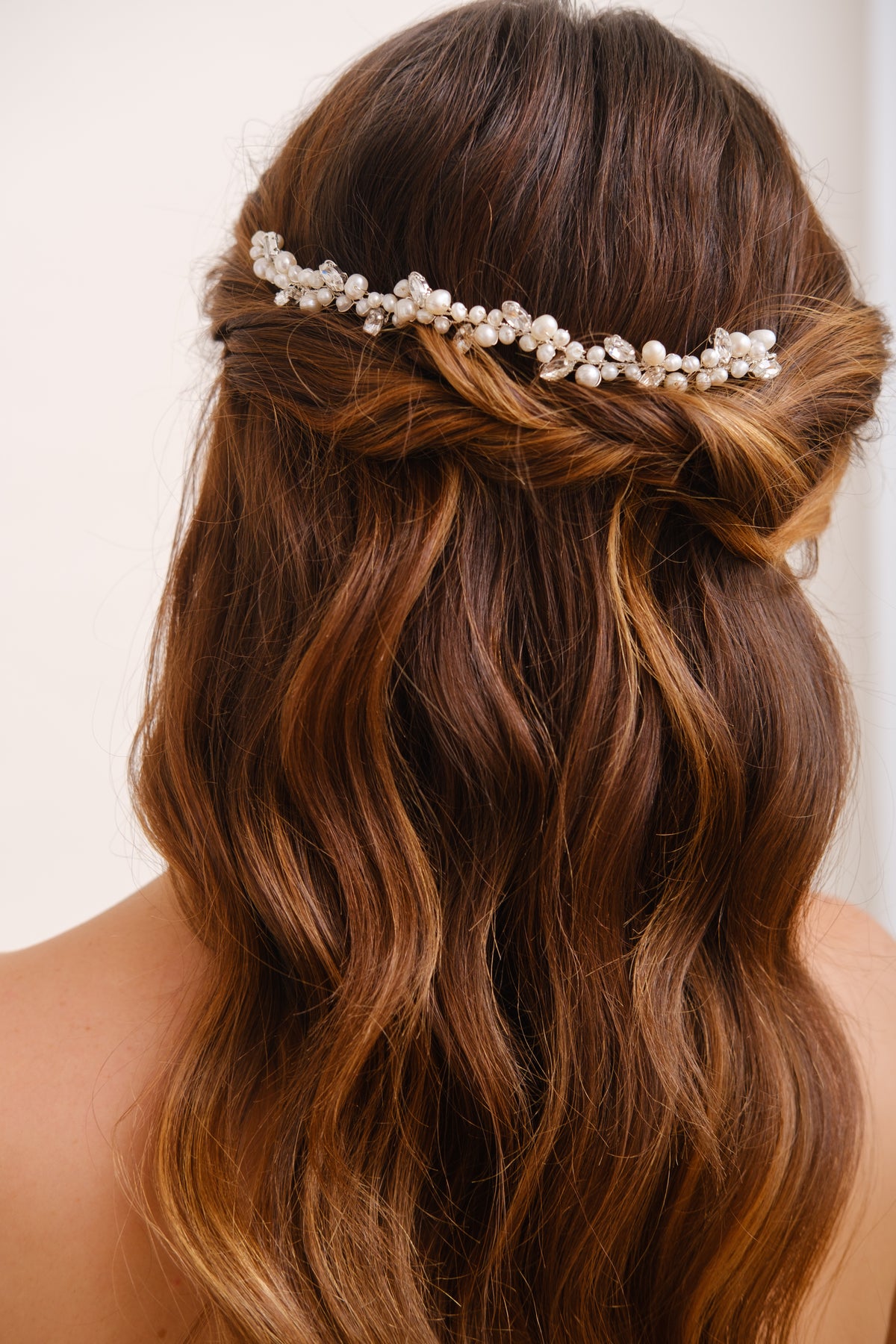 HEADBAND MARIAGE PERLES &lt;BR&gt;Bianca