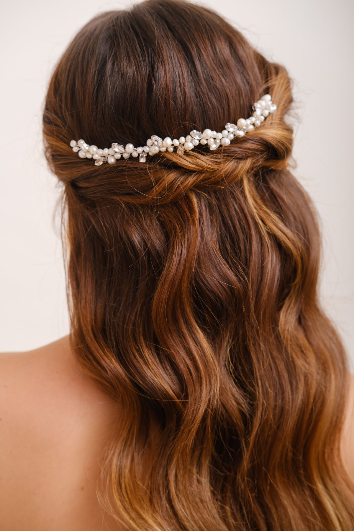 HEADBAND MARIAGE PERLES &lt;BR&gt;Bianca