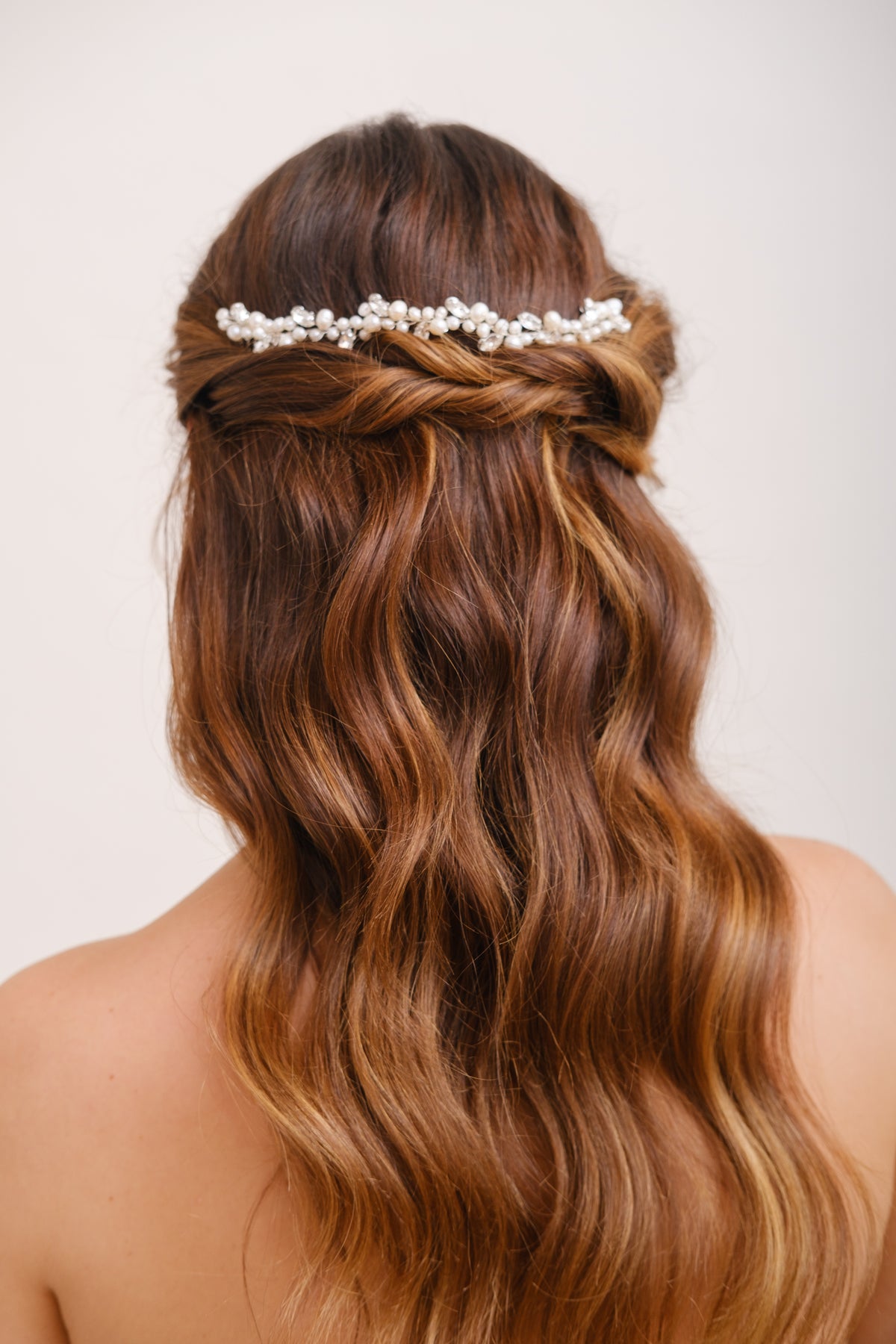 HEADBAND MARIAGE PERLES &lt;BR&gt;Bianca
