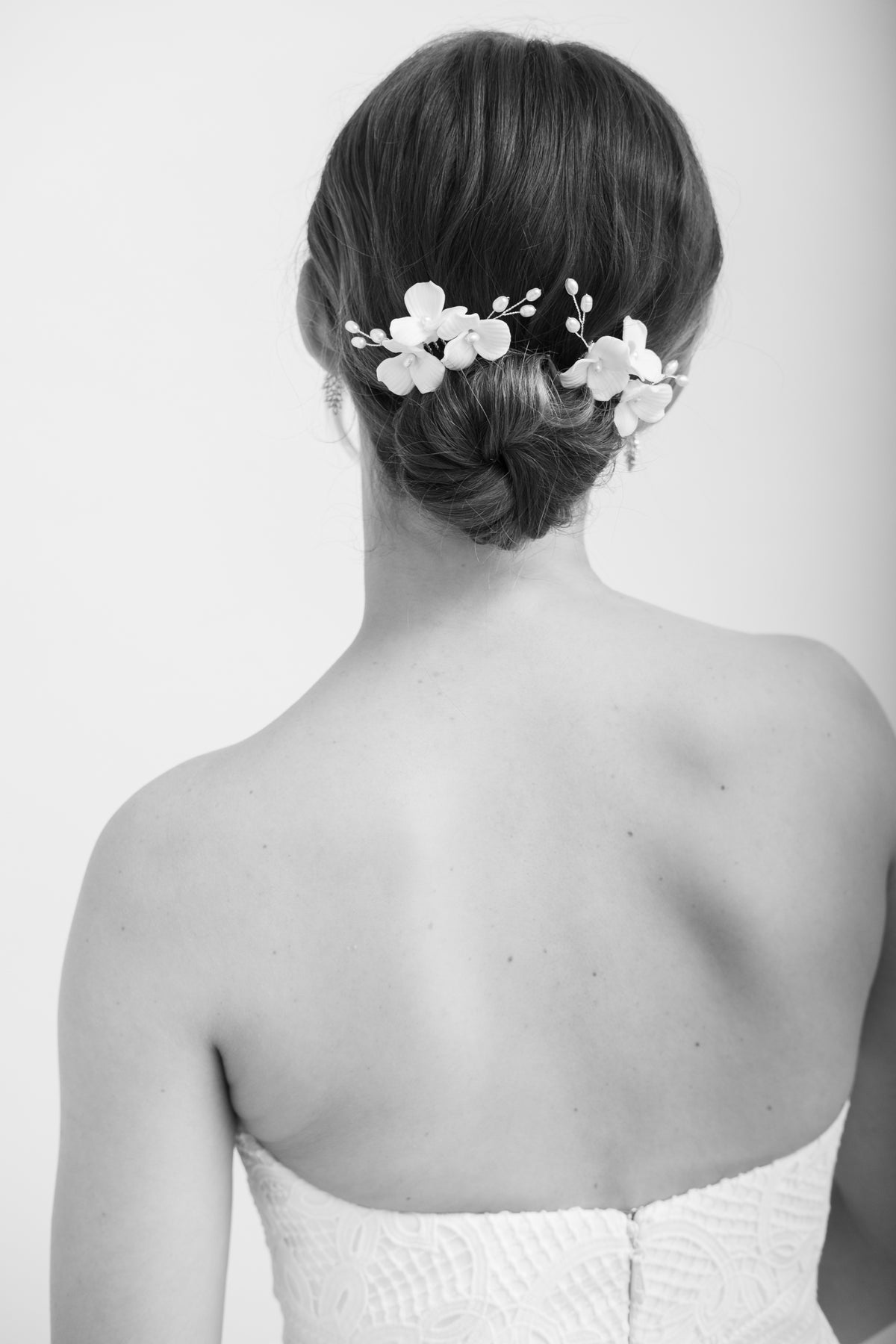 BIJOU MARIEE FLEURI&lt;BR&gt;Romance (lot de 2 peignes)