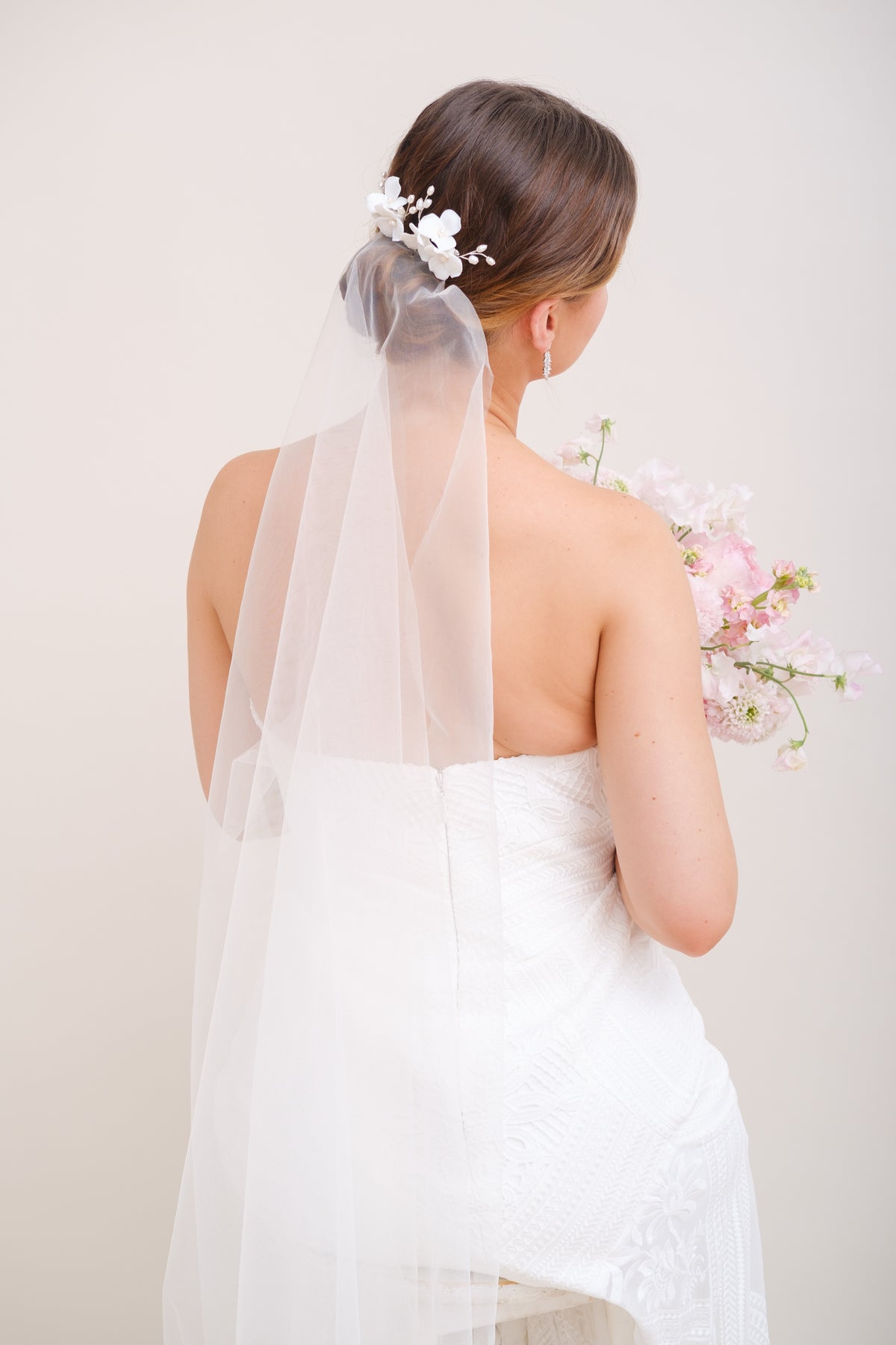 BIJOU MARIEE FLEURI&lt;BR&gt;Romance (lot de 2 peignes)