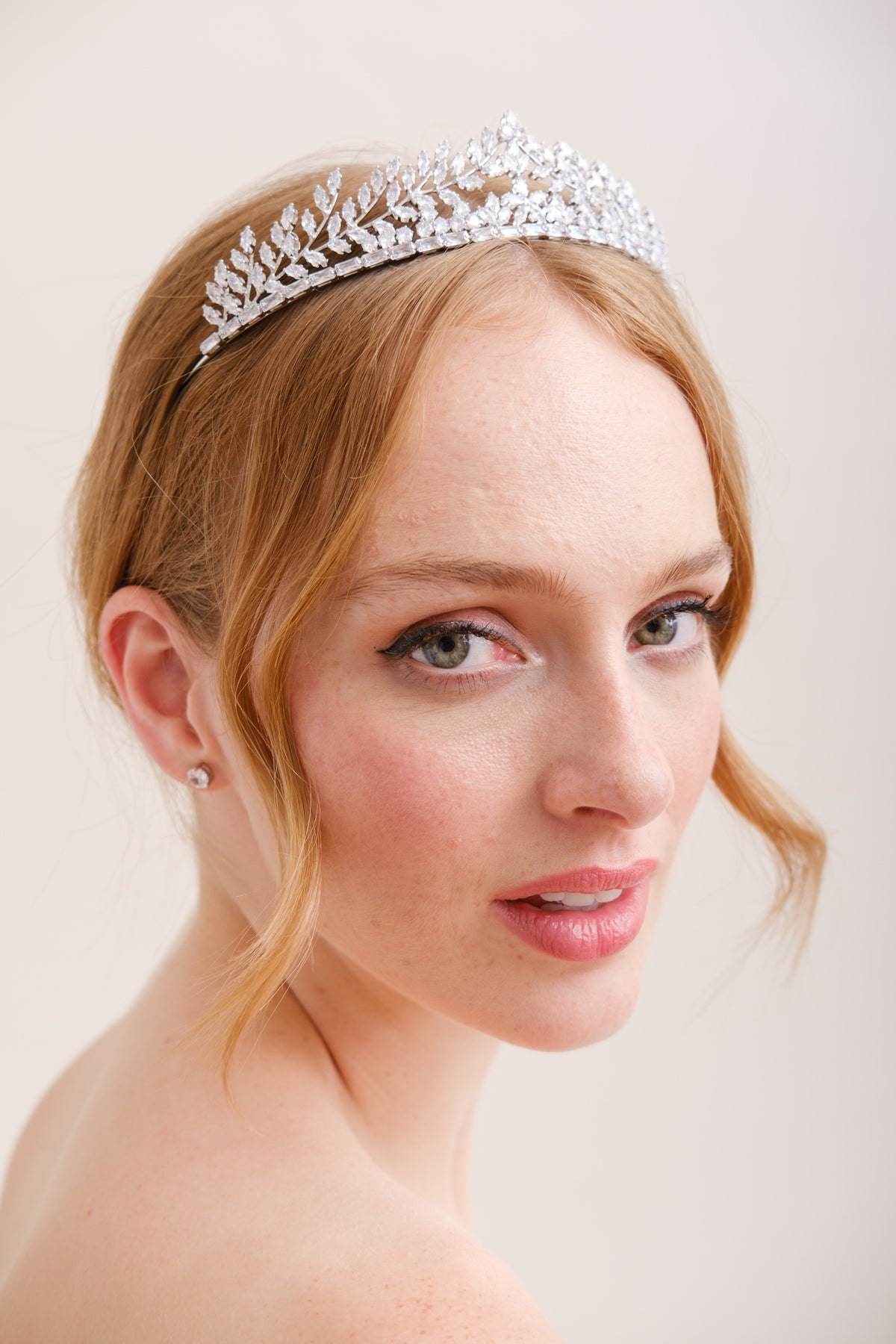 Fête de bal diadème de mariée strass demi-cercle alliage couronne princesse  couronne tête accessoires - Temu France