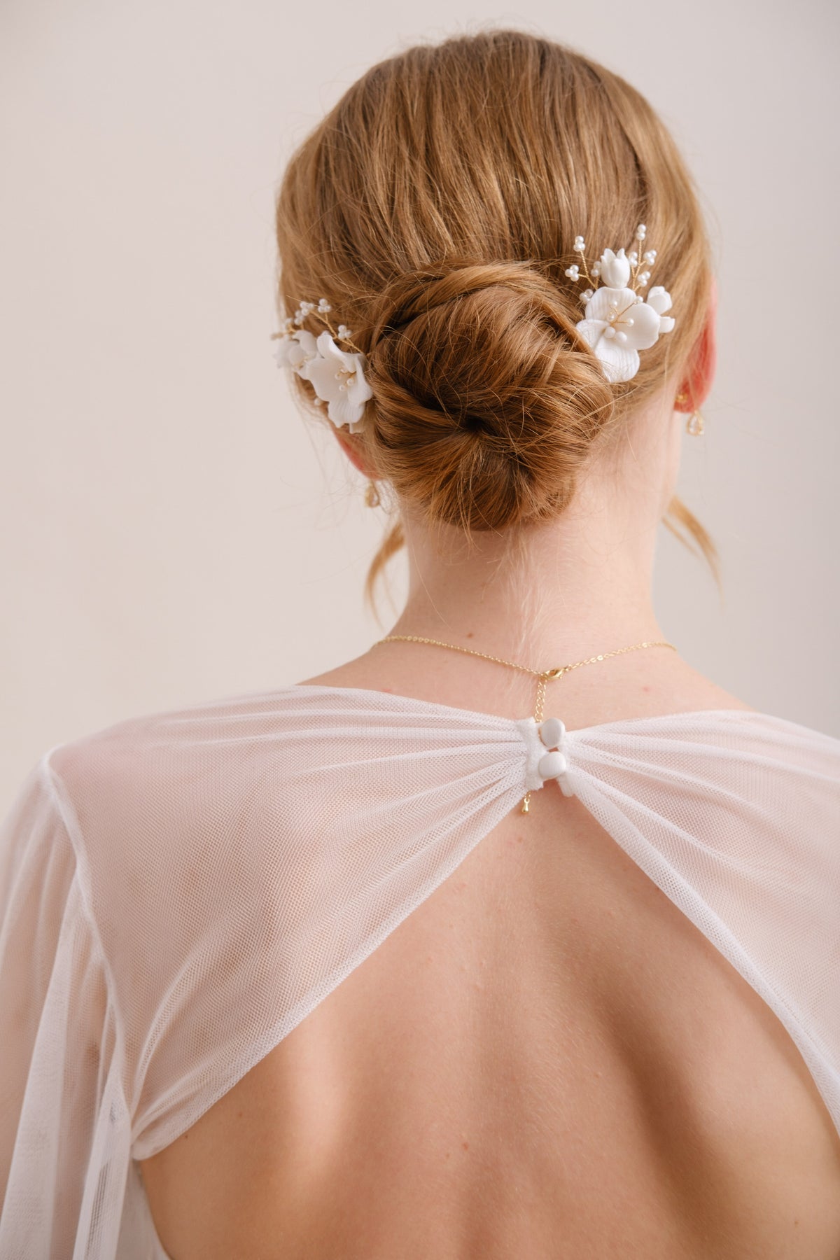 PICS A CHIGNON MARIAGE&lt;BR&gt;Flora (lot de 3 pics)