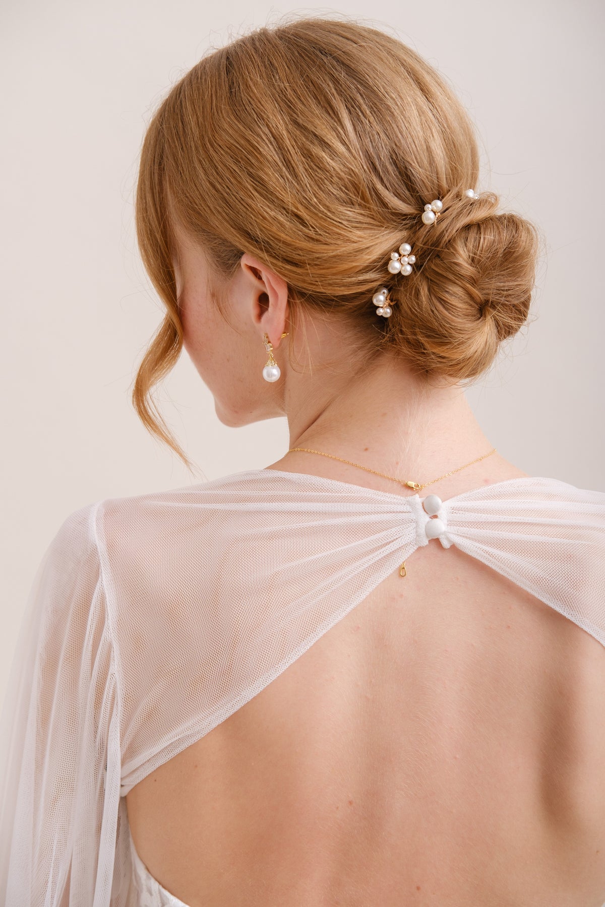 PICS A CHIGNON PERLES MARIAGE&lt;BR&gt;Pearl (lot de 6 pics)