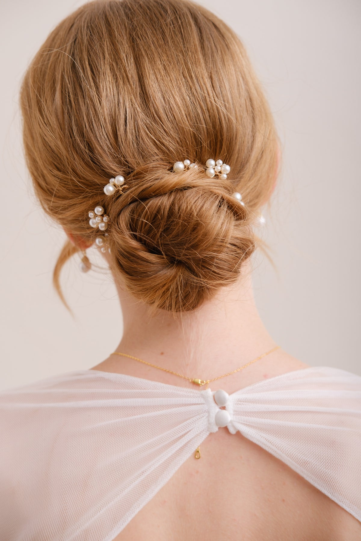 PICS A CHIGNON PERLES MARIAGE&lt;BR&gt;Pearl (lot de 6 pics)