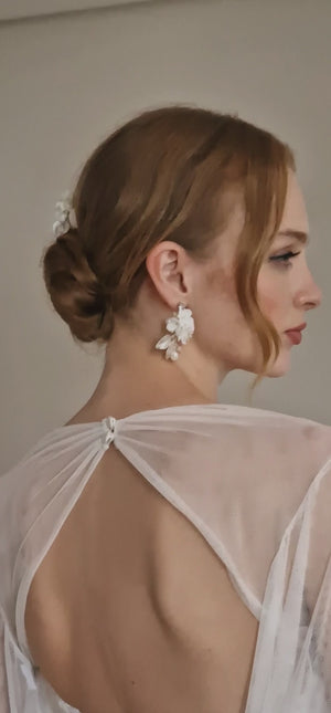 BOUCLES D OREILLES MARIÉE<BR>Perrine