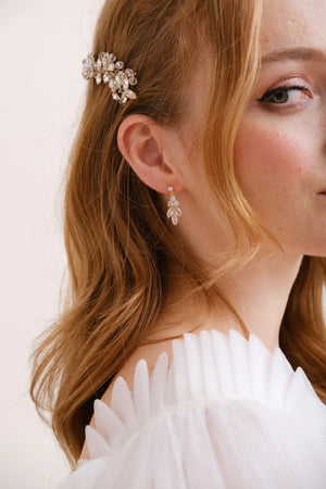 BOUCLES D'OREILLES MARIÉE<br>Astride Or rose