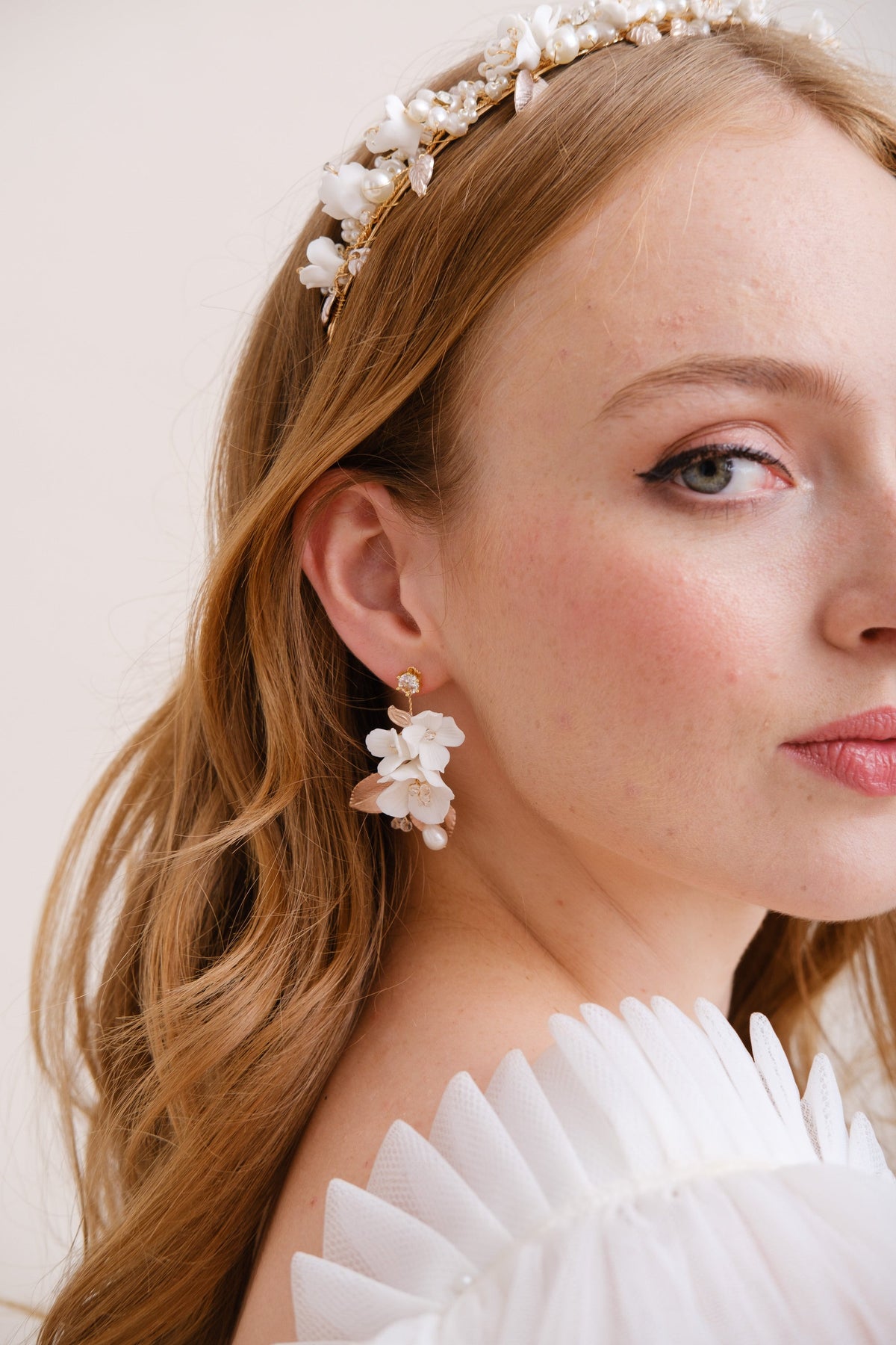 BOUCLES D OREILLES MARIÉE&lt;BR&gt;Perrine
