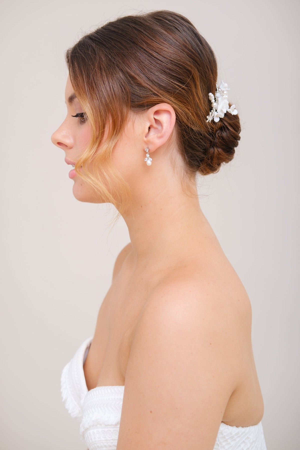 BOUCLES D OREILLES MARIÉE&lt;BR&gt;Enora
