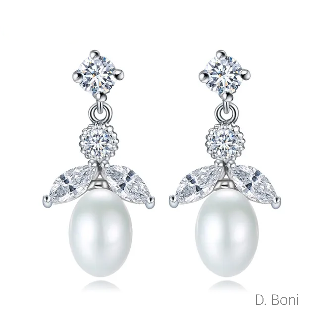 BOUCLES D OREILLES MARIÉE&lt;BR&gt;Enora