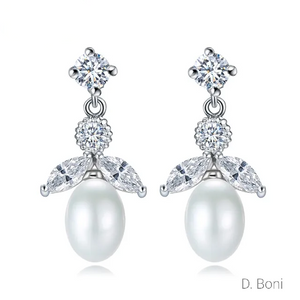 BOUCLES D OREILLES MARIÉE<BR>Enora