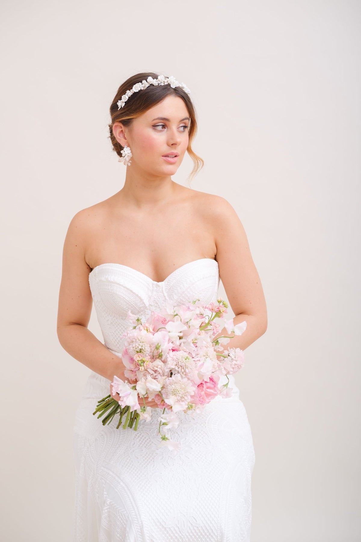 BOUCLES D OREILLES MARIÉE&lt;BR&gt;Perrine