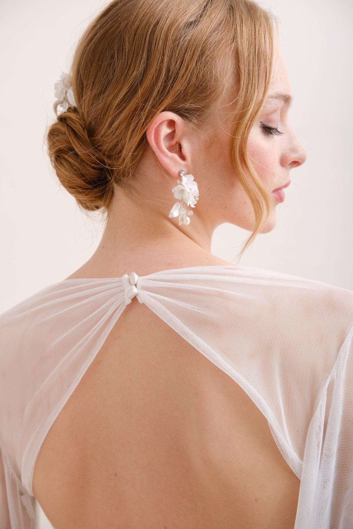 BOUCLES D OREILLES MARIÉE&lt;BR&gt;Perrine