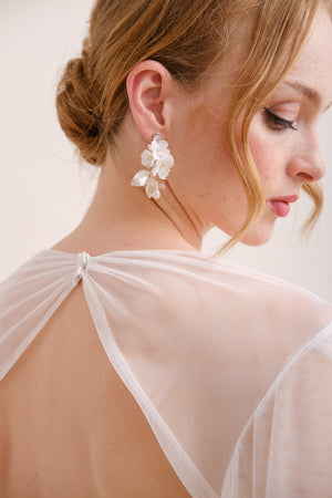 BOUCLES D OREILLES MARIÉE<BR>Perrine