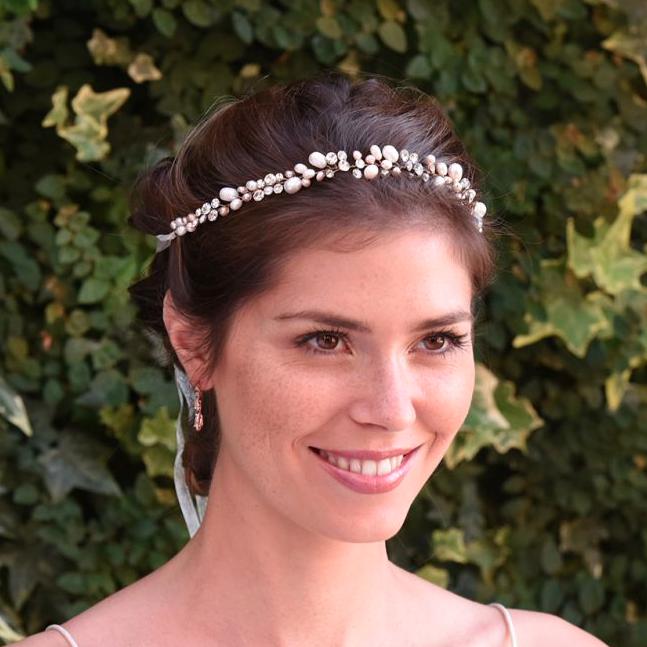 HEADBAND POUR MARIEE&lt;BR&gt;Eleanora - MP Paris