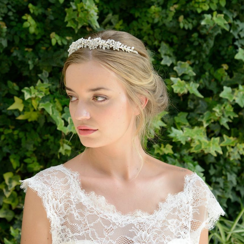 ACESSOIRE DE CHEVEUX MARIÉE&lt;BR&gt;Blanche - MP Paris