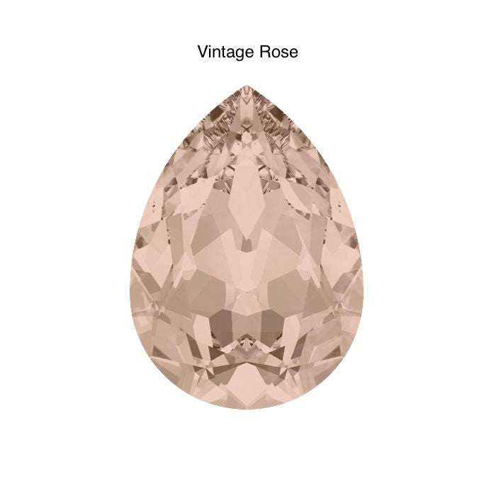 BOUCLES SWAROVSKI - A PERSONNALISER&lt;BR&gt;Louise Or rose