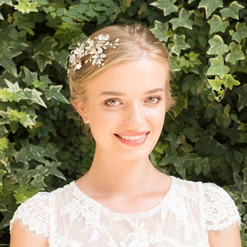 ACCESSOIRE COIFFURE MARIAGE<BR>Desert rose - MP Paris