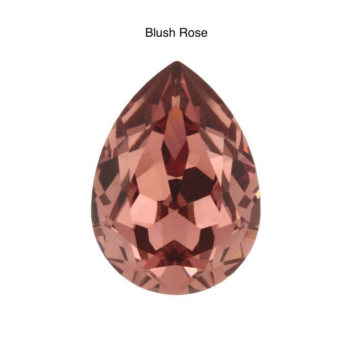 BOUCLES SWAROVSKI - A PERSONNALISER&lt;BR&gt;Louise Or rose