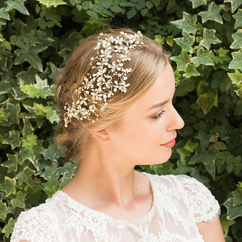 HEADBAND DE MARIAGE&lt;BR&gt;Saffron - MP Paris