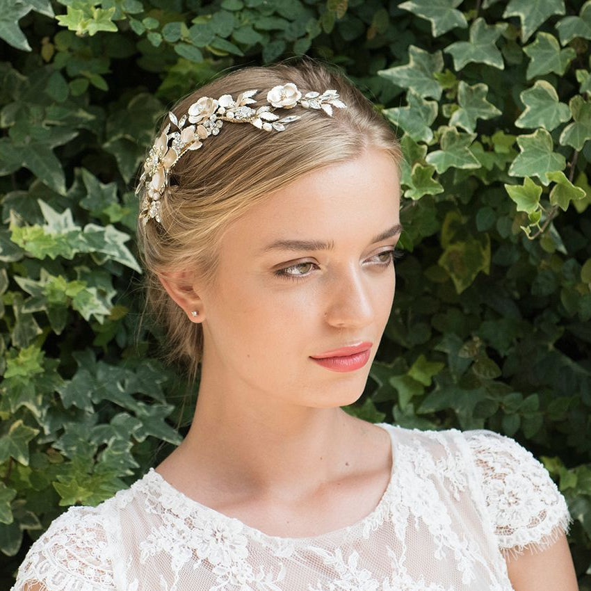 BIJOU DE TETE&lt;BR&gt;Tea rose - MP Paris