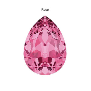 BOUCLES SWAROVSKI - A PERSONNALISER<BR>Louise Or rose