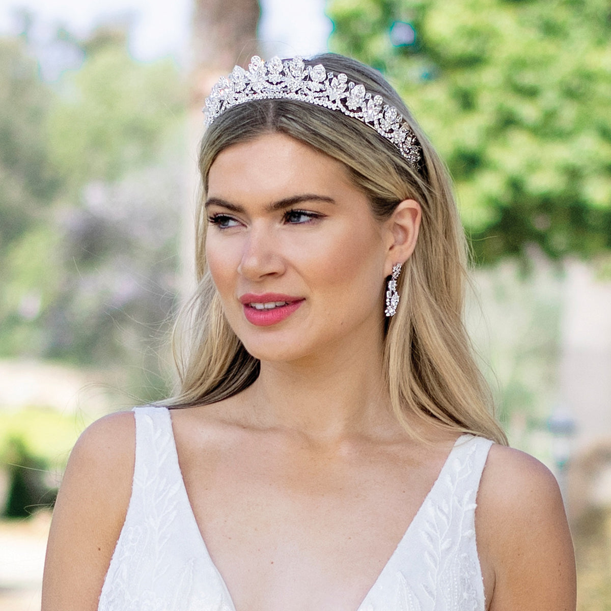 DIADEME MARIAGE PRINCESSE&lt;BR&gt;Aria Or rose